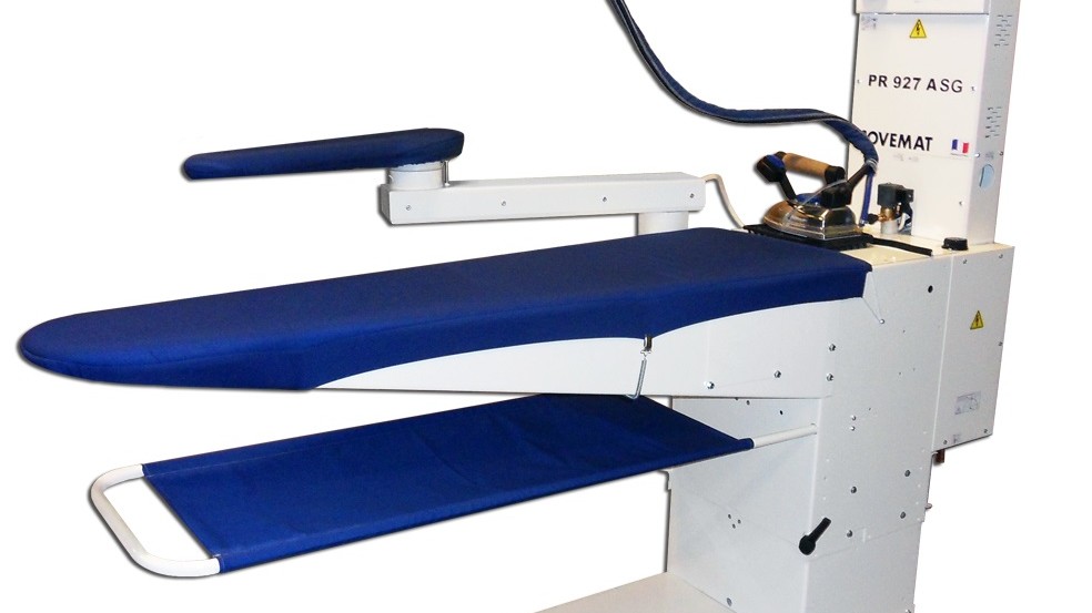 Covemat Poste de repassage covemat par Andromède France installateur et concepteur de Blanchisseries industrielles et professionnelles