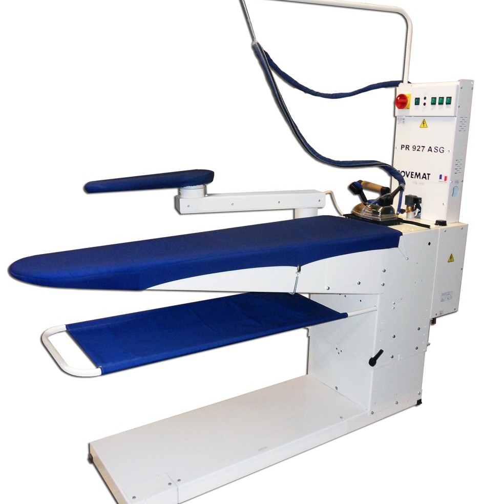 Covemat Poste de repassage covemat par Andromède France installateur et concepteur de Blanchisseries industrielles et professionnelles