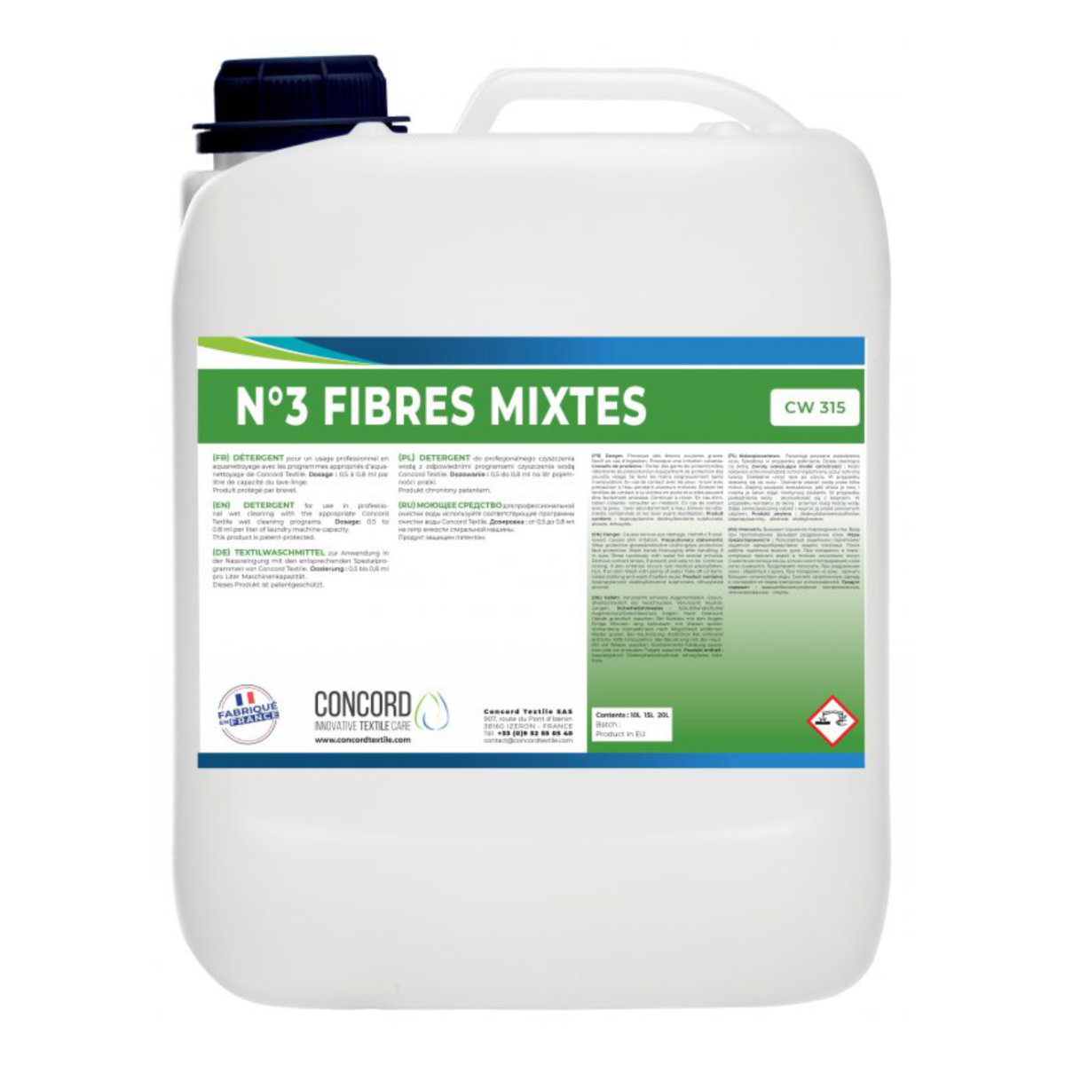 DETERGENT POUR FIBRES MIXTES