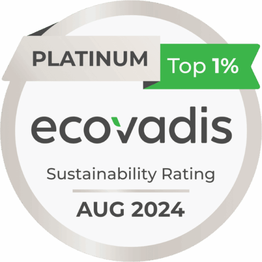 Logo RSE Ecovadis platinium 2024