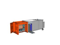 Sebibox - Blanchisserie industrielle en module container / conteneur pour hôtel et établissement médico-social