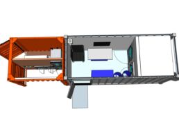 Sebibox - Blanchisserie industrielle en module container / conteneur pour hôtel et établissement médico-social