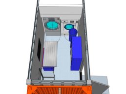 Sebibox - Blanchisserie industrielle en module container / conteneur pour hôtel et établissement médico-social